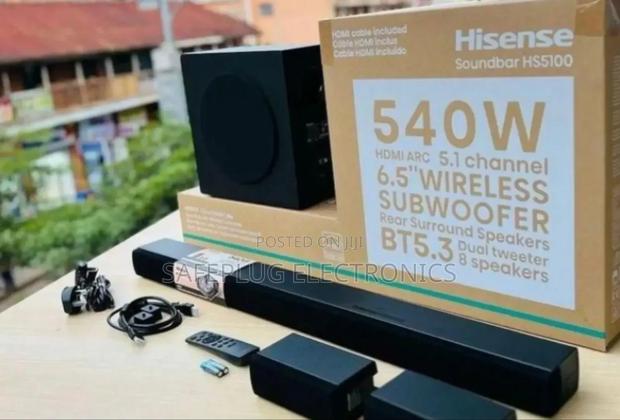 Soundbar Speaker, Hisense Hs5100 540w, Wireless Subwoofer - main view