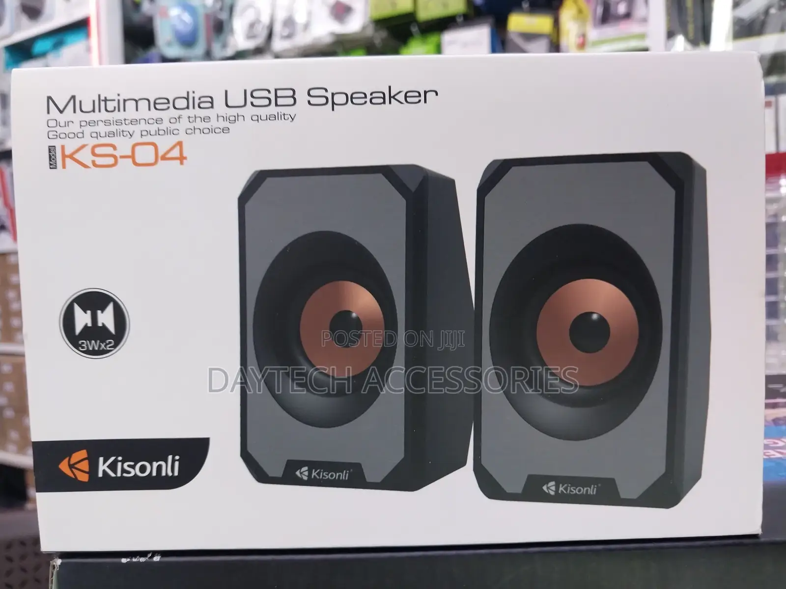 Kisonli Ks-04 Wired Multimedia Speaker for Pc and Laptop