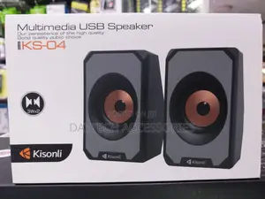 Kisonli Ks-04 Wired Multimedia Speaker for Pc and Laptop