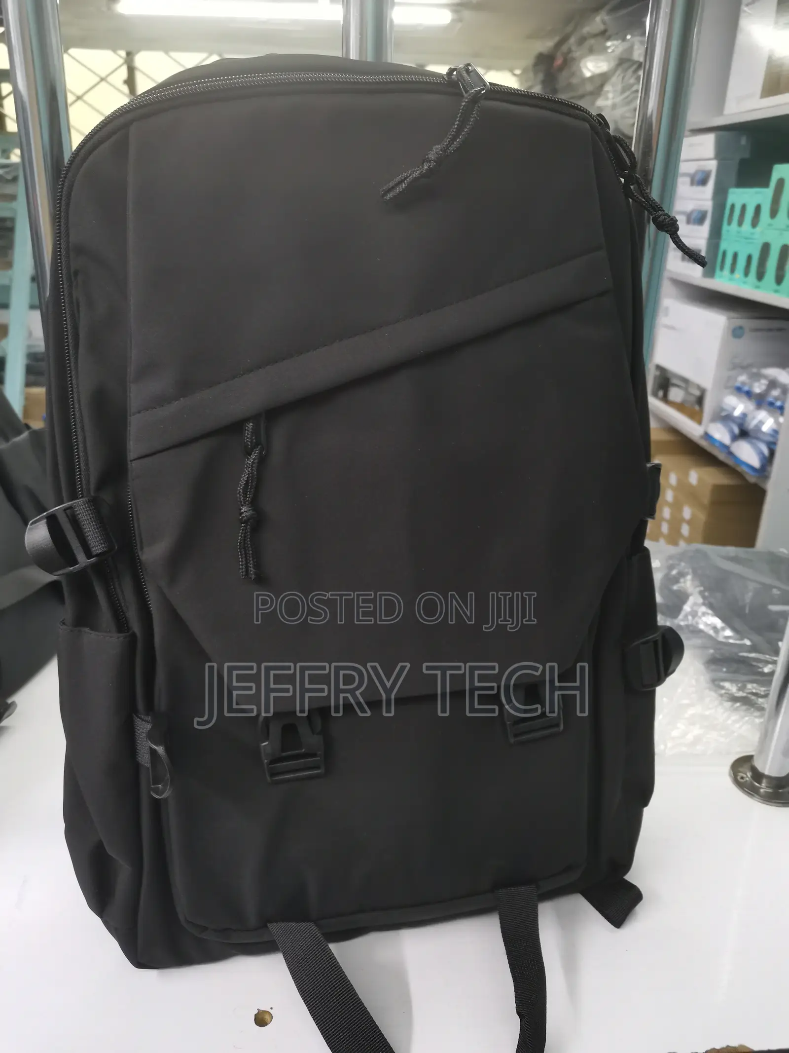 Waterproof Casual Sports School Backpack Black