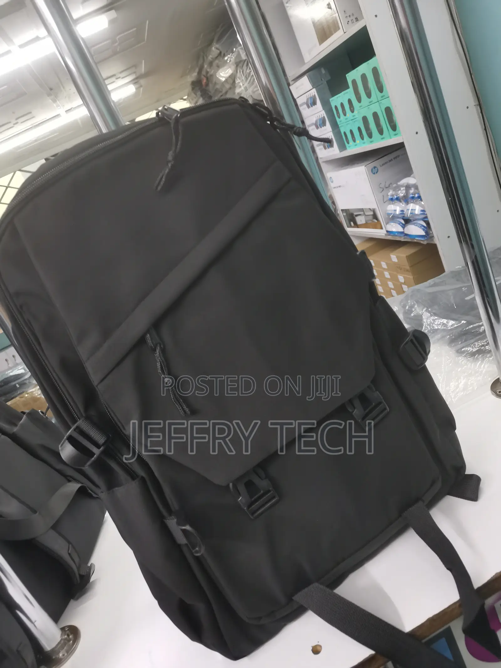 Waterproof Casual Sports School Backpack Black
