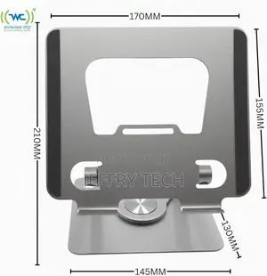 Universal Tablet Stand for iPad With 360 Rotating Base, Fold
