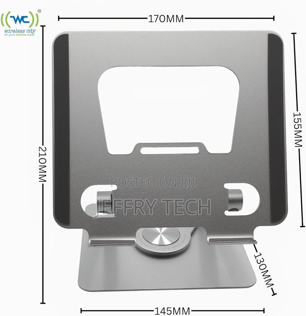 Universal Tablet Stand for iPad With 360 Rotating Base, Fold - thumbnail 2