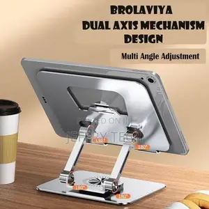 Adjustable Aluminum Laptop Stand With 360 Degree Rotation
