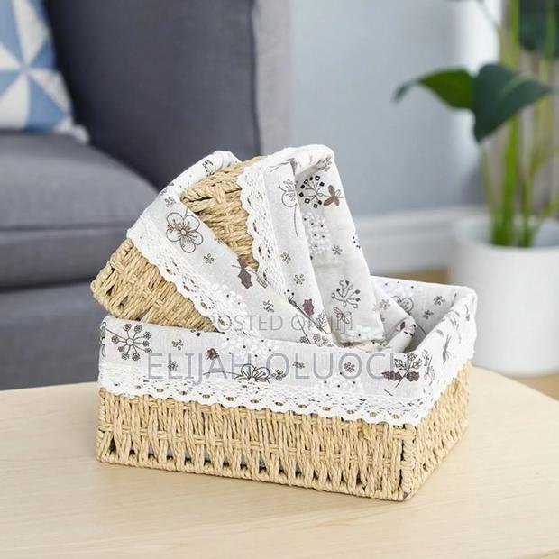 3in1 High Quality Weaved Baskets - thumbnail 5