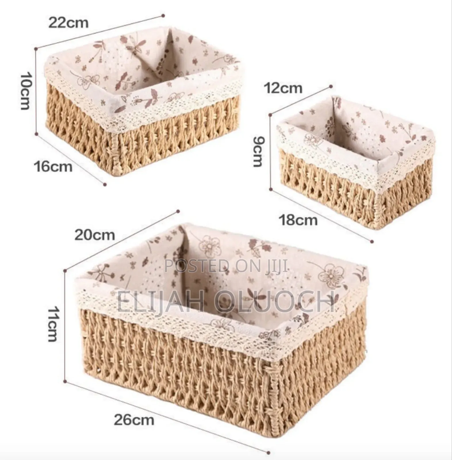 3in1 High Quality Weaved Baskets