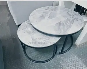 Luxury Pure Marble Top Nesting Coffee Tables