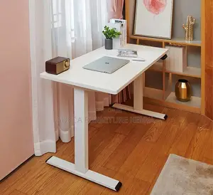 Office Desk:120cm Electric Rise-and-Fall Work Office Desk