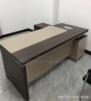 Office Desk:Stylish L-Shape Corner Wooden Desk (160cm)