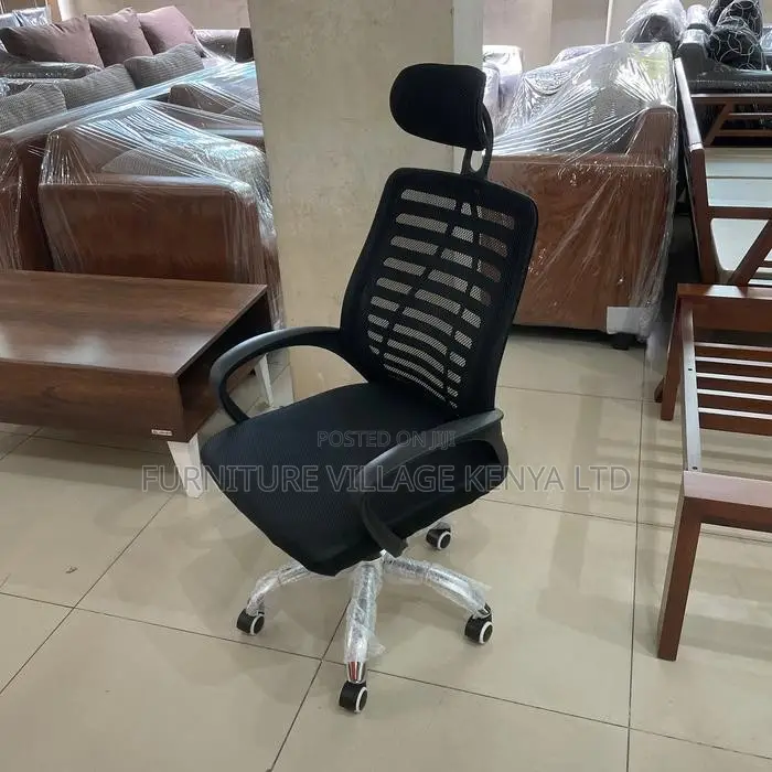Office Chair:Neck Headrest Ergonomic Mesh Office Chair