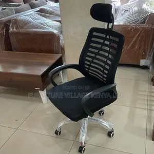 Office Chair:Neck Headrest Ergonomic Mesh Office Chair