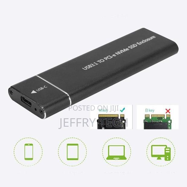 Usb3.1 to M.2 Nvme HDD SSD Type C Hard Drive Enc - thumbnail 2