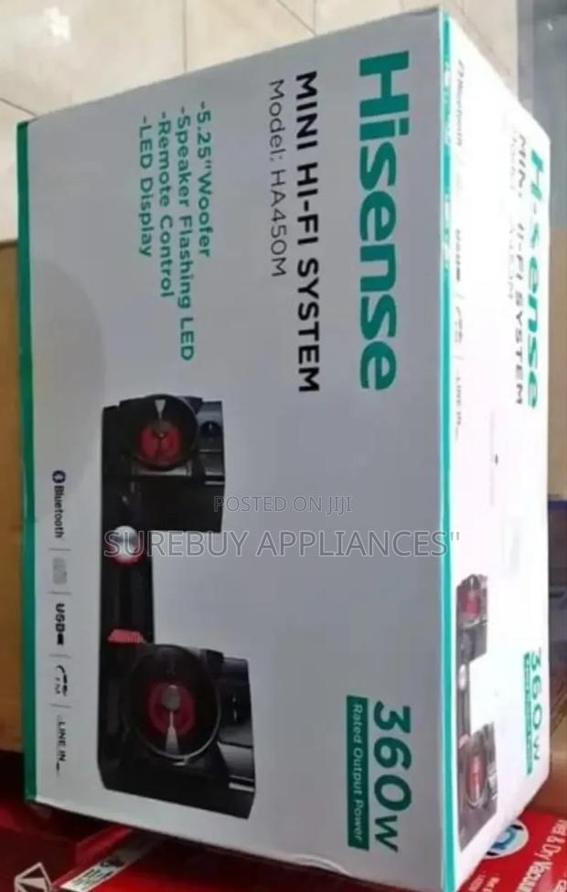 Hisense Ha450 360w Mini Hifi System - main view