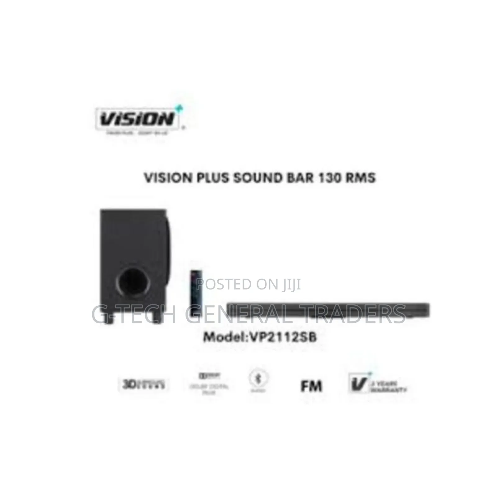 Vision Plus Vp2113sb 2.1 Channel 360w Soundbar System