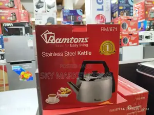 Traditional Electric Kettle 4 Liters Stainless Steel- Rm/671