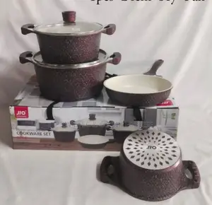 Redberry Nonstick Cookware 
 J 0507 - 7pcs Set
