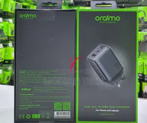 Oraimo Hypergan 65w All in One Gan Phone and Laptop Charger