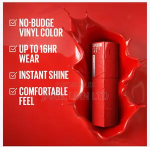 Maybelline Super Stay Vinyl Ink Longweared-Hot #250.14 Fl Oz