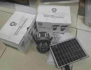 V380 Wifi Dual Lens Solar Camera With Audio