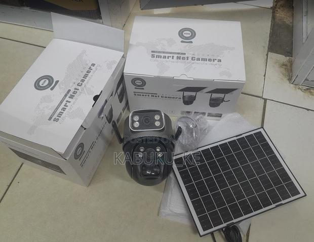 V380 Wifi Dual Lens Solar Camera With Audio - main view