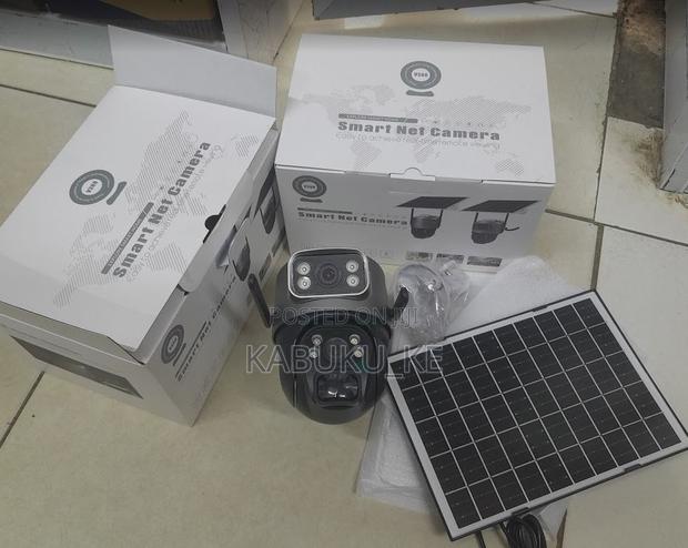 Dual Lens Wifi Solar Camera With Night Colored Vision - main view