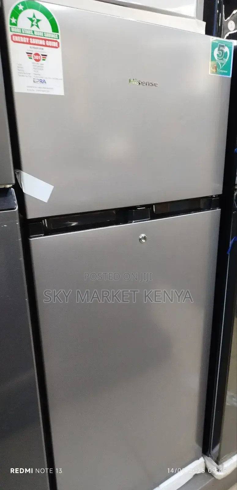 Hisense 205 Liters Ref205dr Double Door Fridge