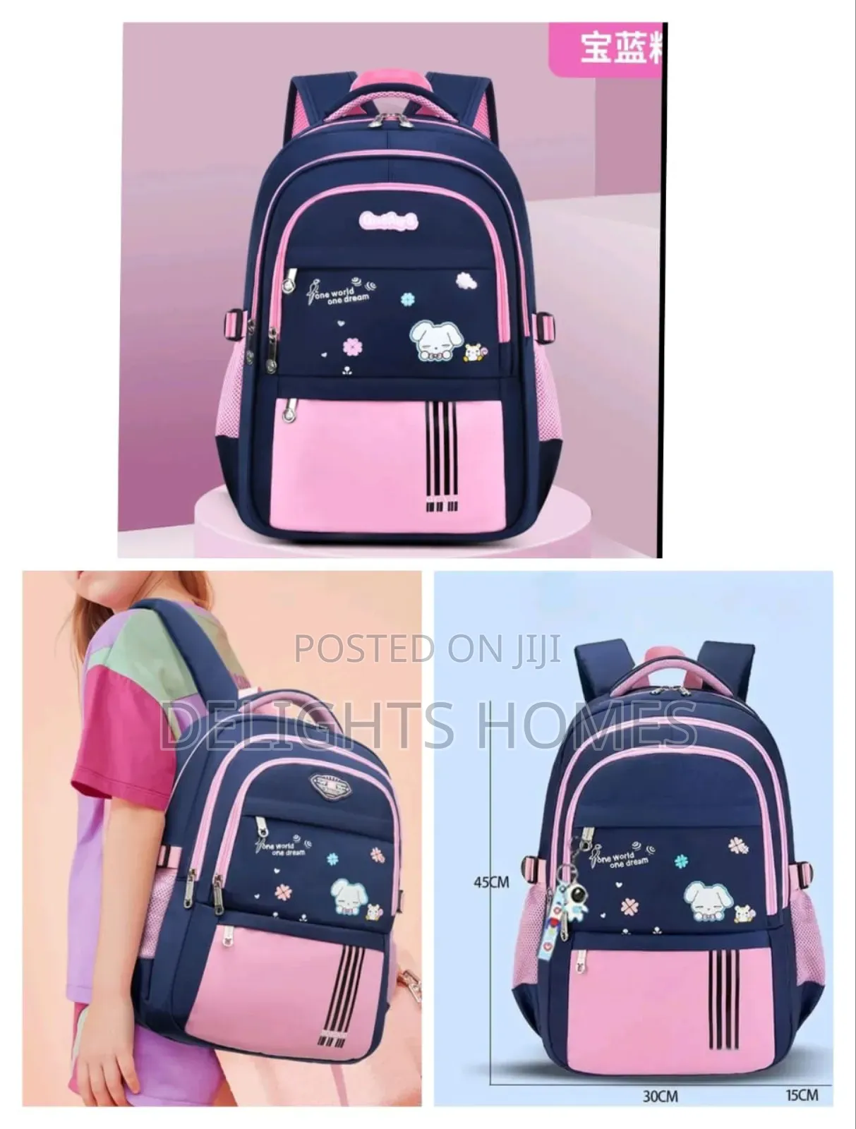 Waterproof Childrens School Backpack-La