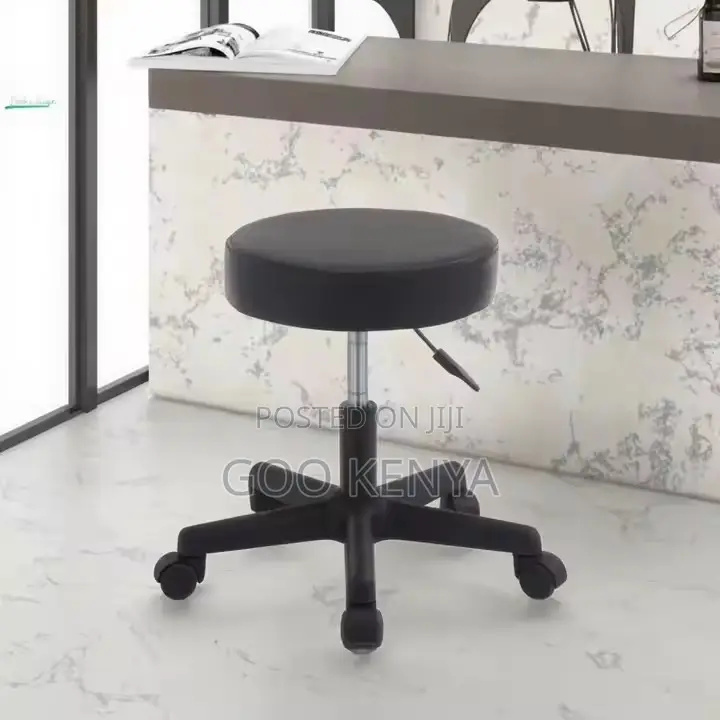 Home Chairs ; Adjustable Rolling Swivel Barstool Chair