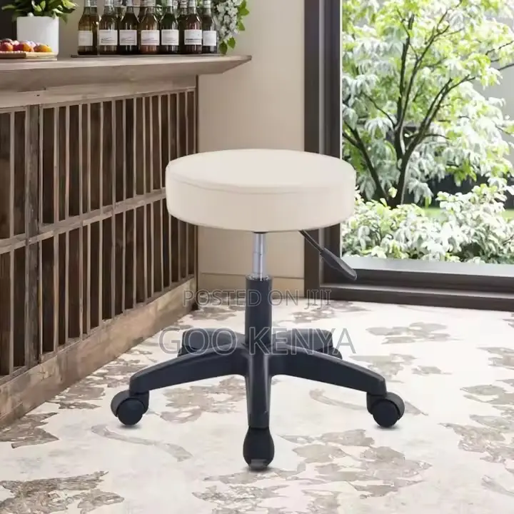 Home Chairs ; Adjustable Rolling Swivel Barstool Chair