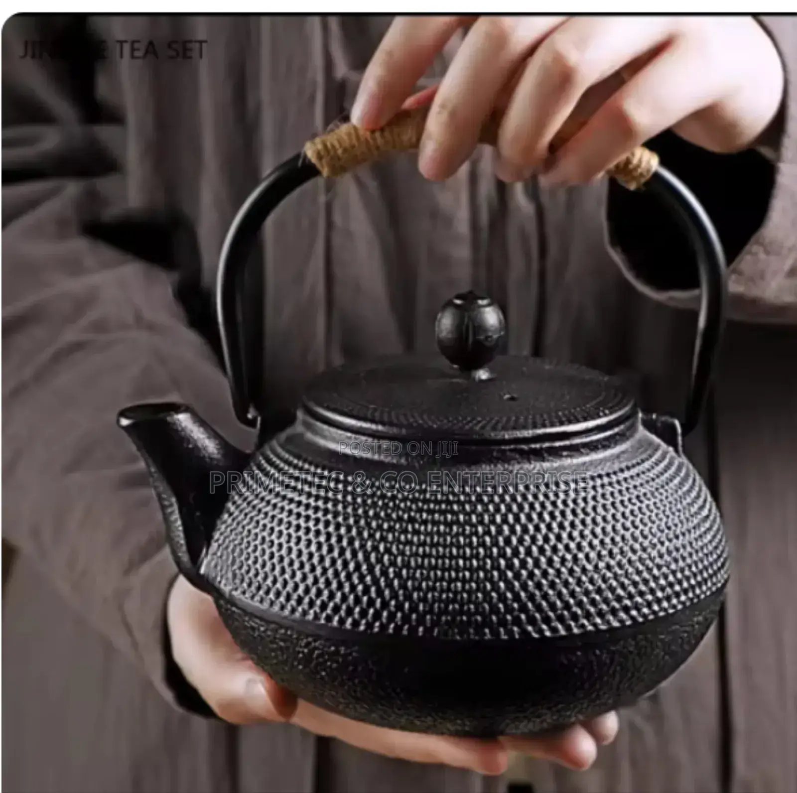 Cast Iron Set Tea Pot
