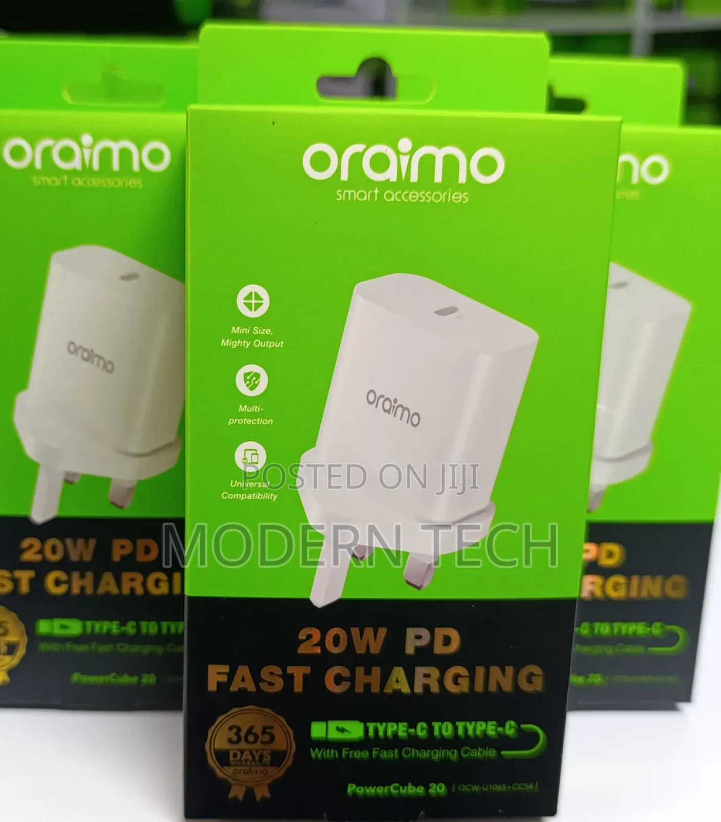 Oraimo Powercube 20 20w Wall Charger Kit