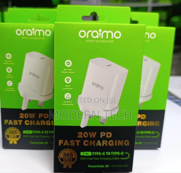 Oraimo Powercube 20 20w Wall Charger Kit - thumbnail 2