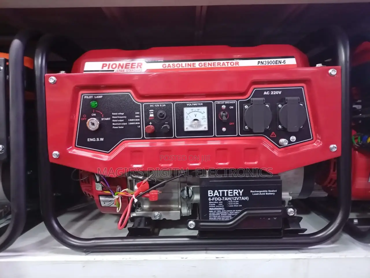 Top Guarantee 3.8kva Pioneer Petrol Generator