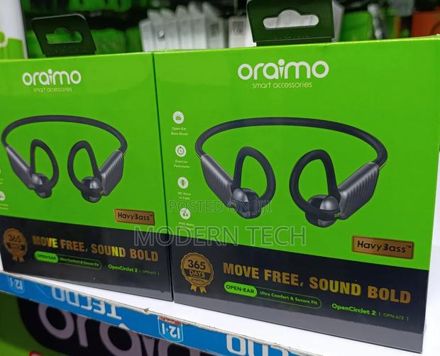 Oraimo Opencirclet 2 Ipx5 Steps Tracking Open-Ear Headphones - main view