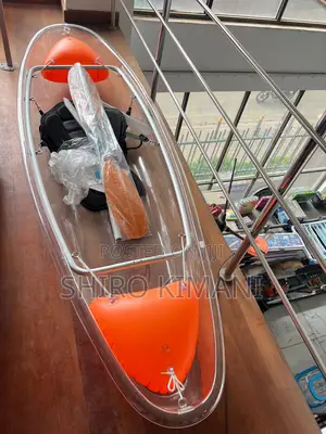 Kayak 1-Person Clear Body + Rudder System