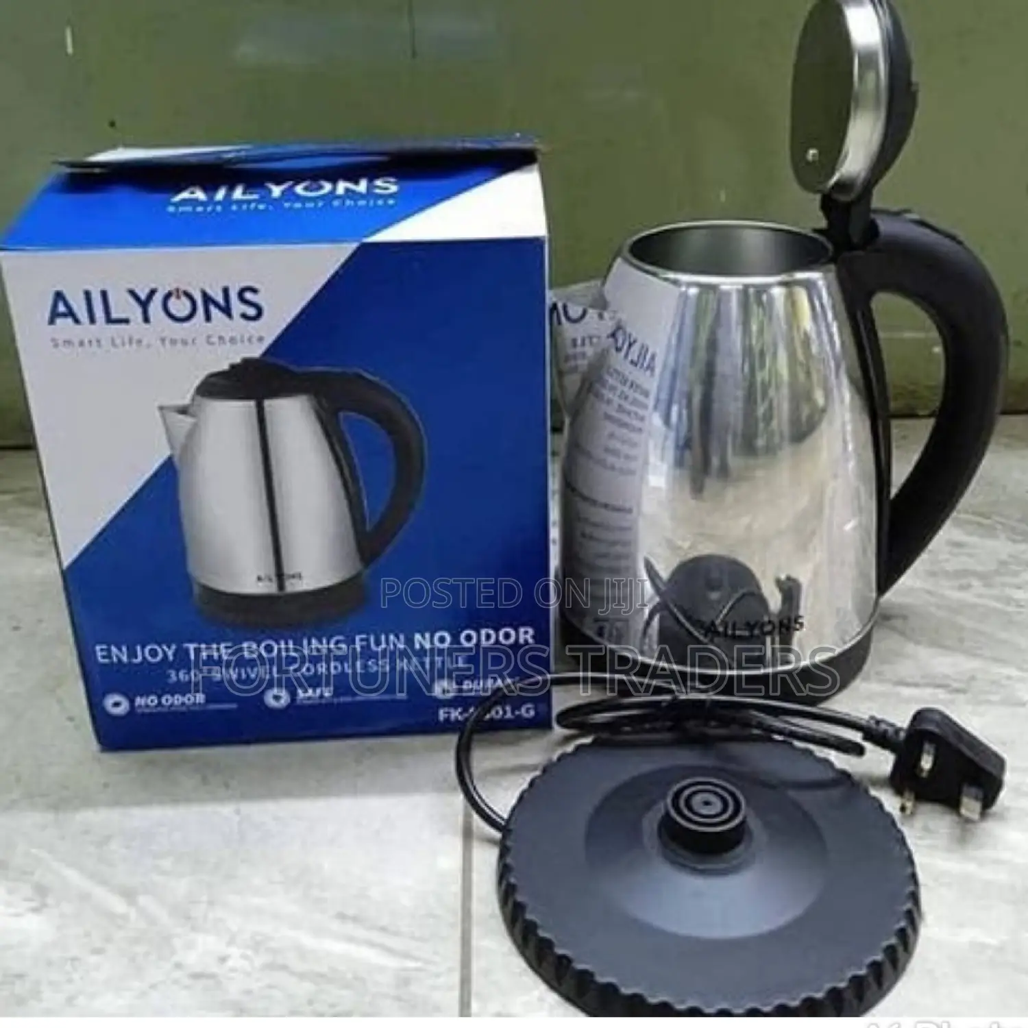 Ailyons Electric Kettle Water Heater Boiler Jug