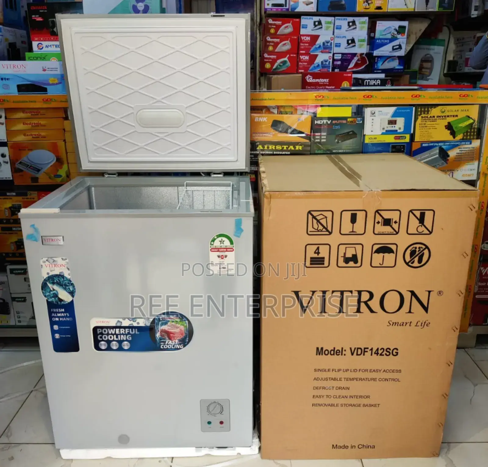 Efficient Vitron 142litres Chest Freezer