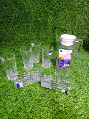 *Offer ! Classic Glass+Water Jug Set(6glasses+Jug)*