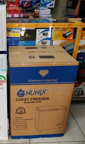 Efficient Nunix Chest Freezer 100 Litres