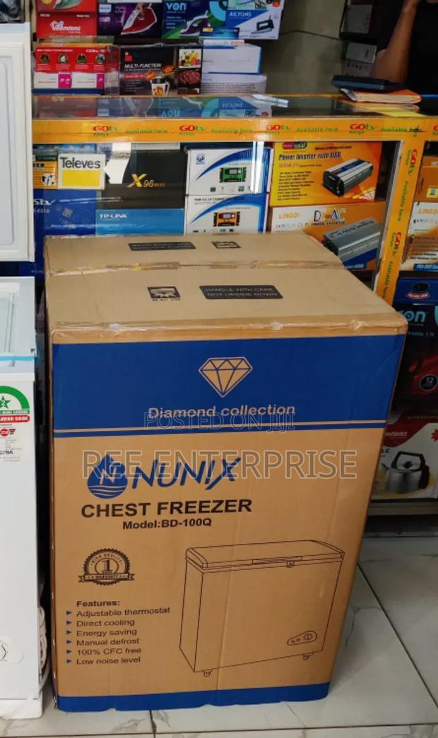 Efficient Nunix Chest Freezer 100 Litres