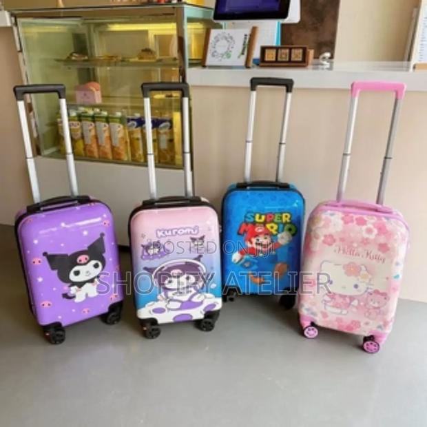 Cartoon Themed Fibre Suitcase for Kids - thumbnail 2