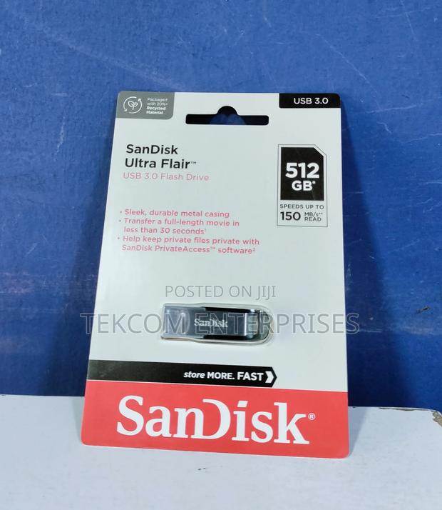 Sandisk 512gb Ultra Flair Flash Disk - main view