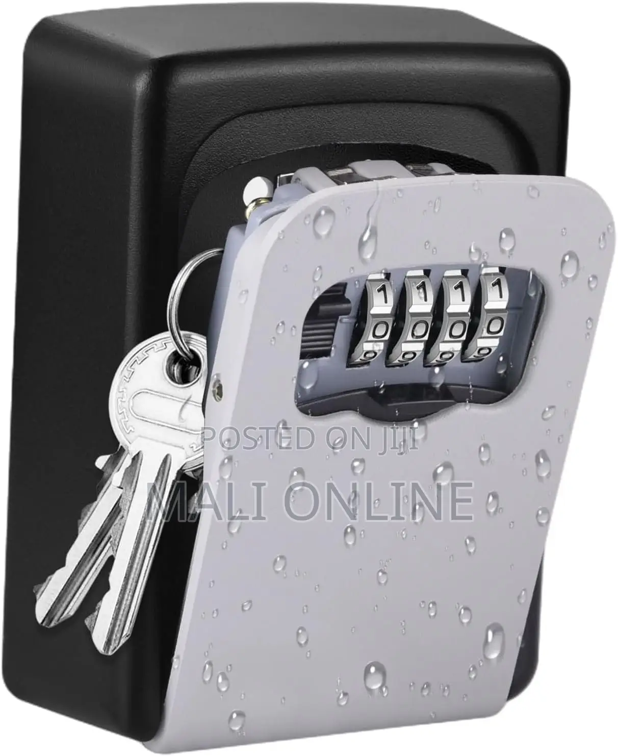 Key Lock Box Wall Mounted Safe 4 Digit Password Combination