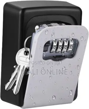 Key Lock Box Wall Mounted Safe 4 Digit Password Combination