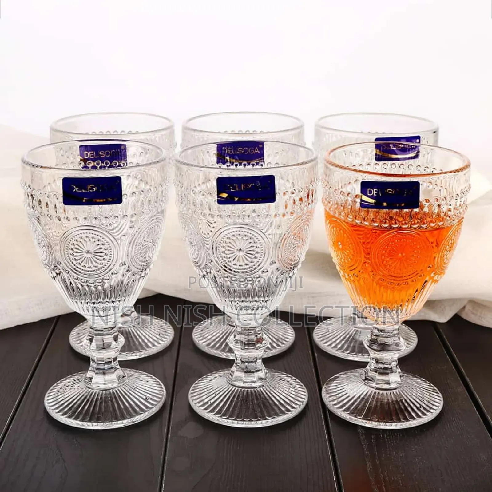 6 Pieces Vintage Glasses