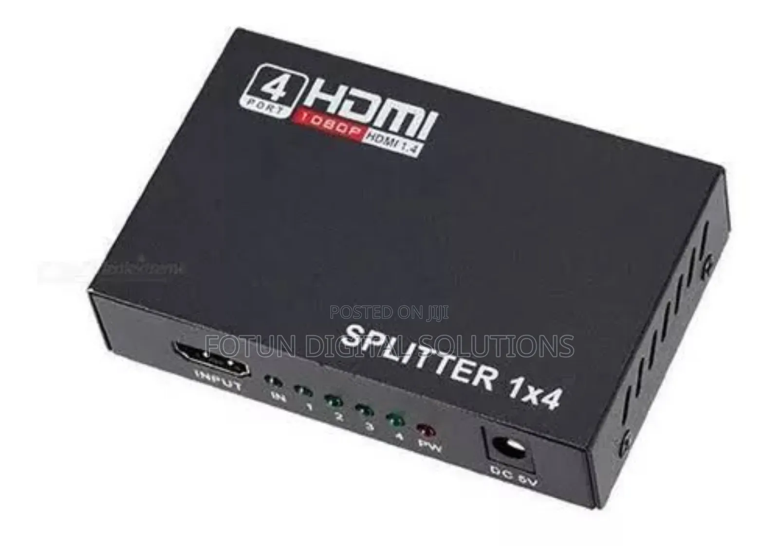 4-Port Hdmi Splitter – Share Signal to 4 TVS or Displays