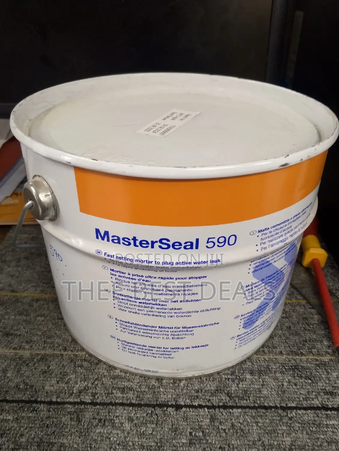 Master Seal 590-Water Plug