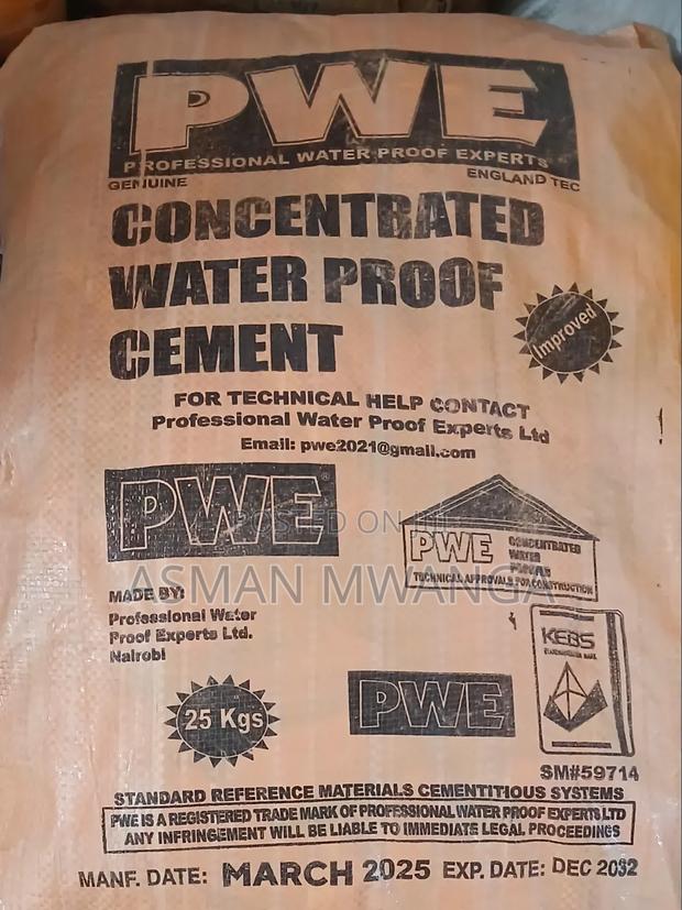 Waterproof Cement 25kgs - main view