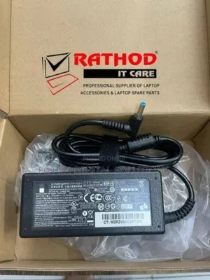Hp 19.5v 65w Charger – Blue Pin for Slim Hp Models
