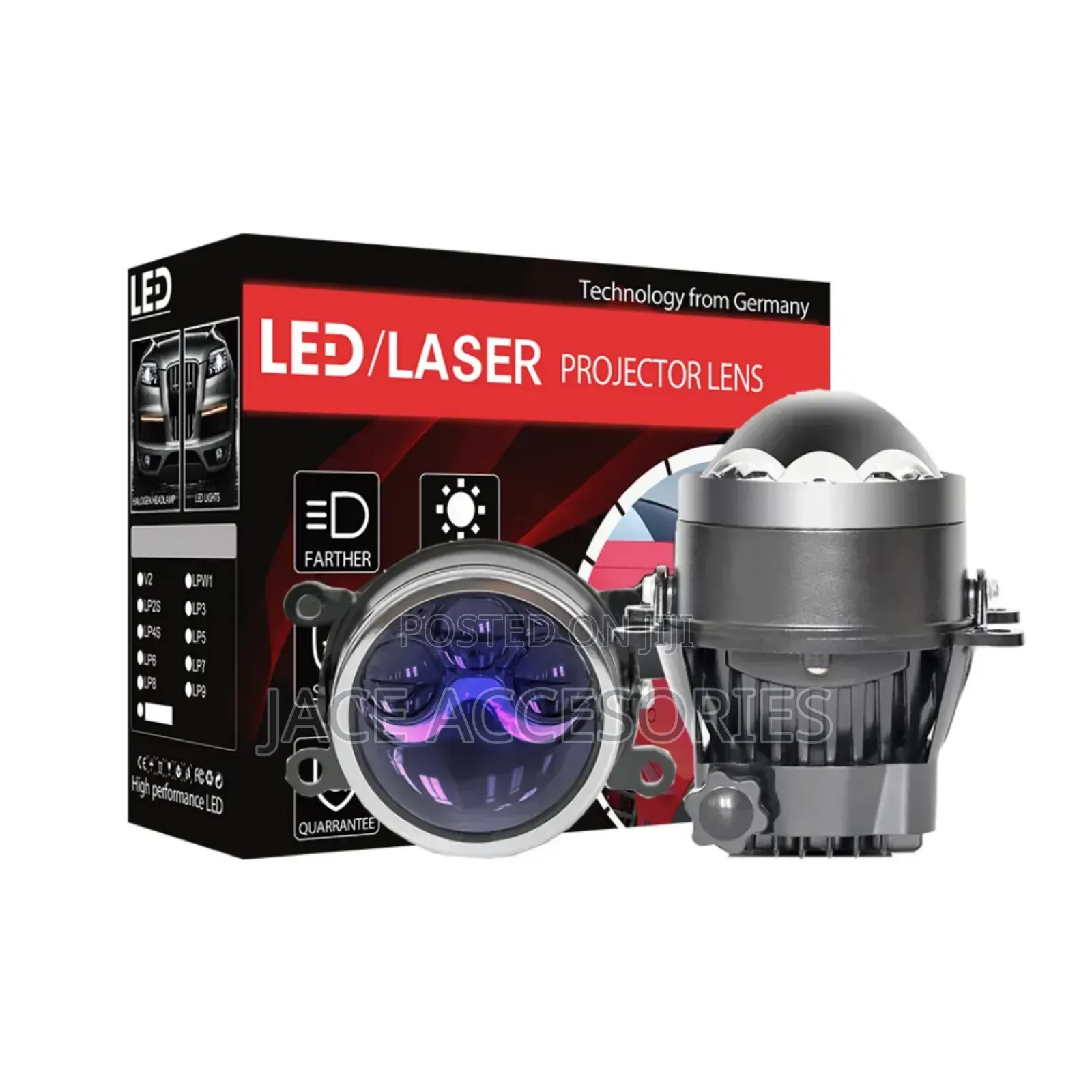 Triple Laser Biled  Fog Projectors